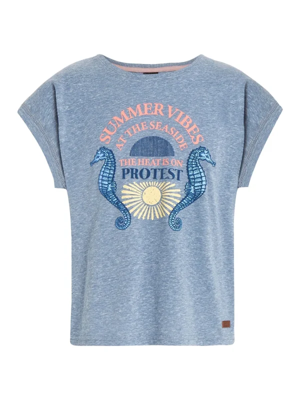 Protest T-shirt “ PRTGINGER JR In Heaven Blue 1
