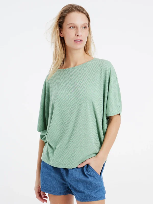 Protest T-shirt “ PRTJABA In Green Baygreen 3