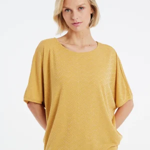 Protest T-shirt “ PRTJABA In Tumericyellow 11