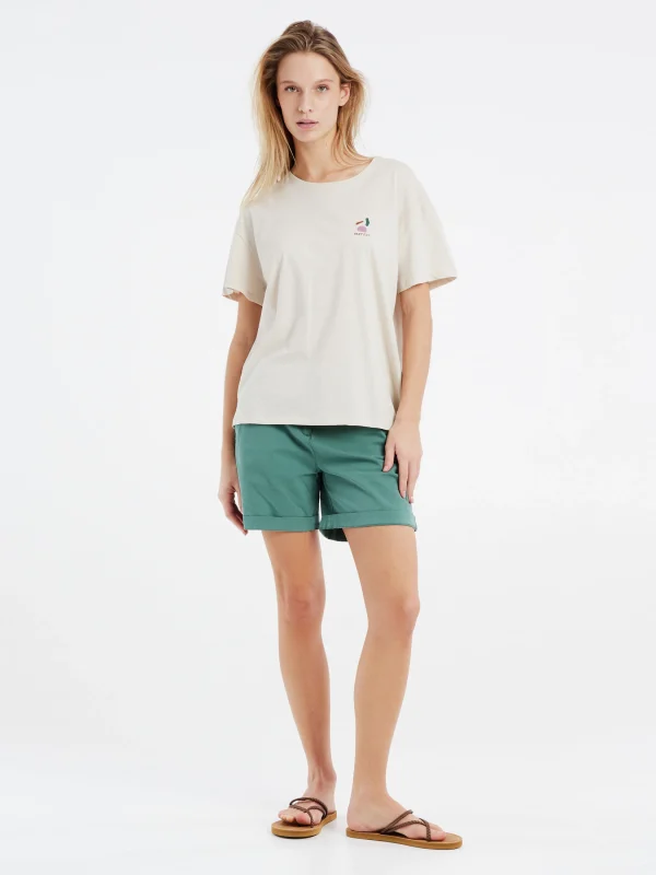 Protest T-shirt “ PRTKOI In Kitoffwhite 4