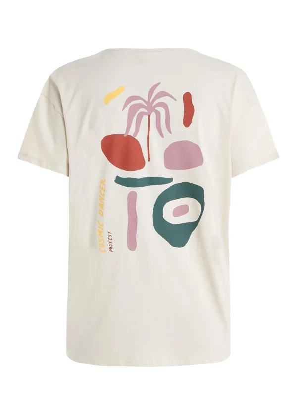 Protest T-shirt “ PRTKOI In Kitoffwhite 6