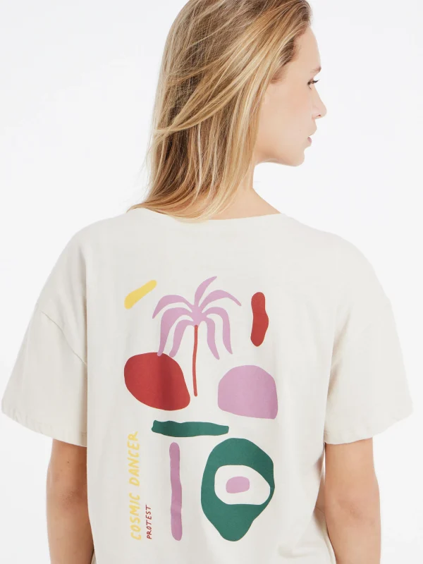 Protest T-shirt “ PRTKOI In Kitoffwhite 7