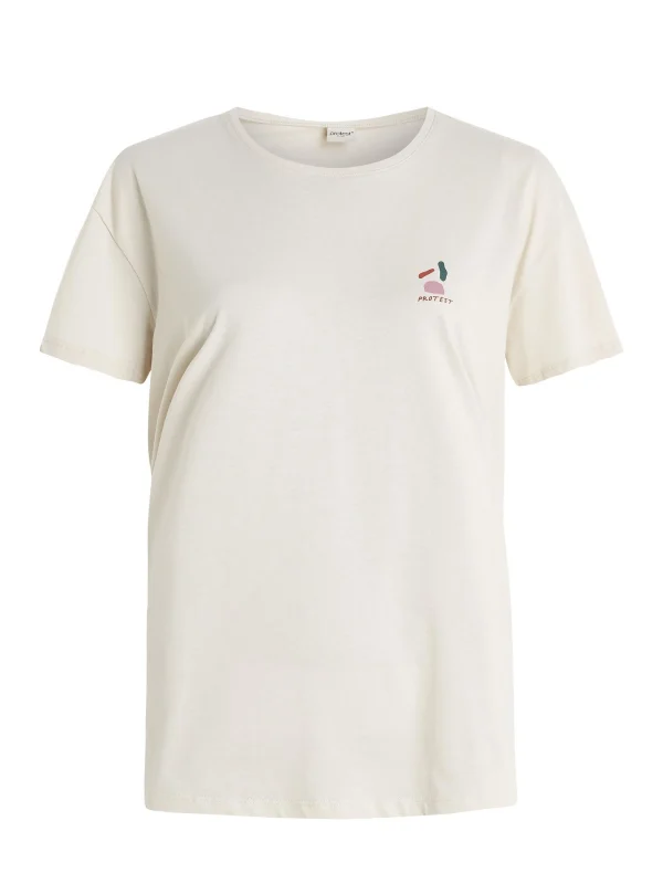 Protest T-shirt “ PRTKOI In Kitoffwhite 1