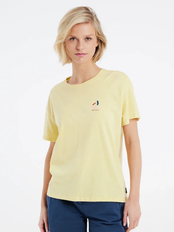 Protest T-shirt “ PRTKOI In MacaroonYellow 3
