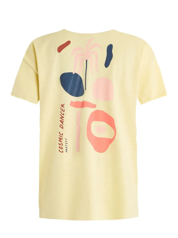 Protest T-shirt “ PRTKOI In MacaroonYellow 6