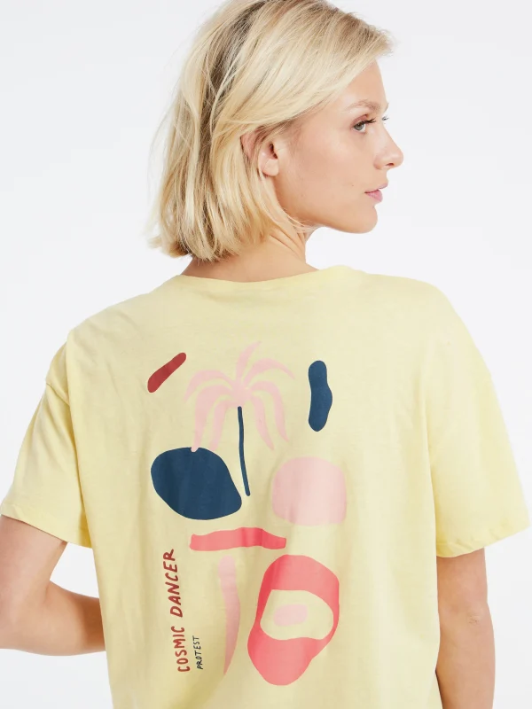 Protest T-shirt “ PRTKOI In MacaroonYellow 7