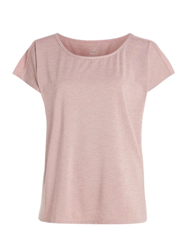 Protest T-shirt “ PRTLOQUAT In Mauve 1