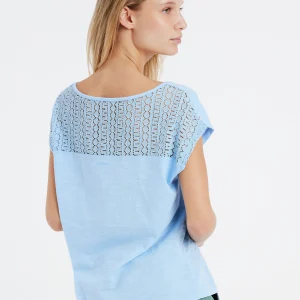 Protest T-shirt “ PRTNICE In Chambray Blue 15