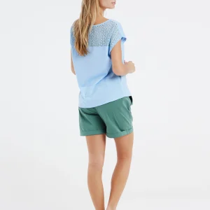 Protest T-shirt “ PRTNICE In Chambray Blue 21