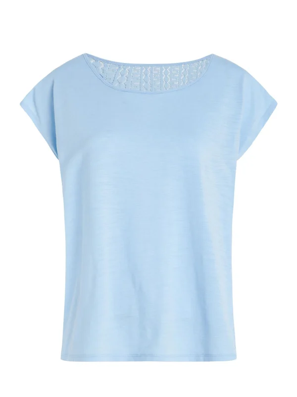 Protest T-shirt “ PRTNICE In Chambray Blue 1