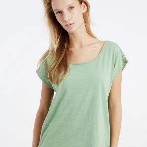 Protest T-shirt “ PRTNICE In Green Baygreen 11