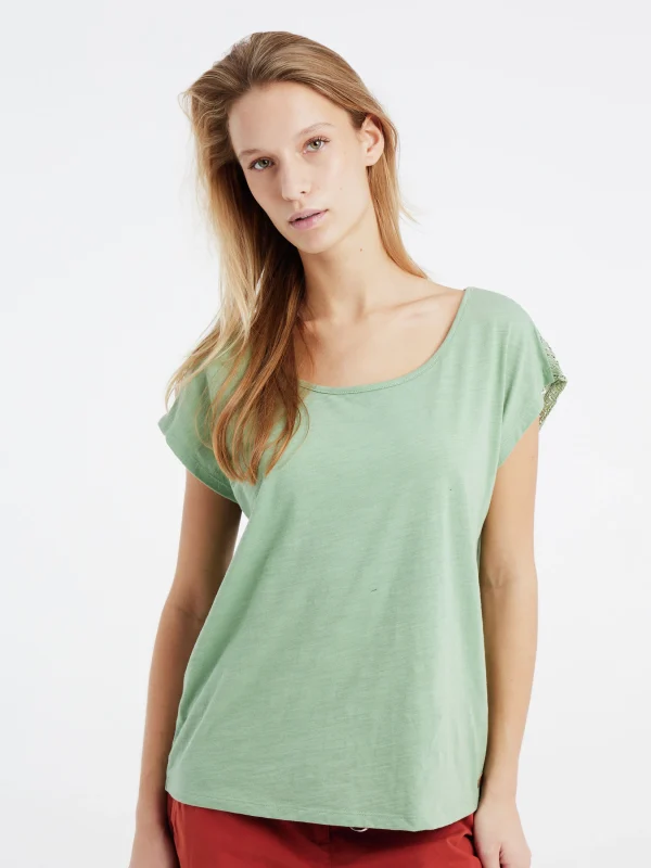 Protest T-shirt “ PRTNICE In Green Baygreen 3