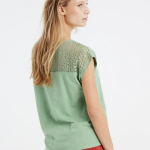 Protest T-shirt “ PRTNICE In Green Baygreen 15
