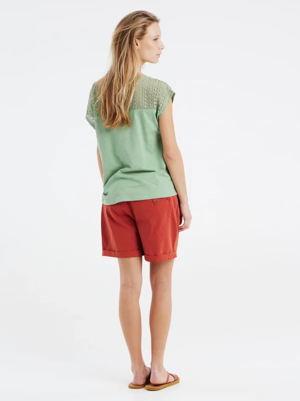 Protest T-shirt “ PRTNICE In Green Baygreen 8