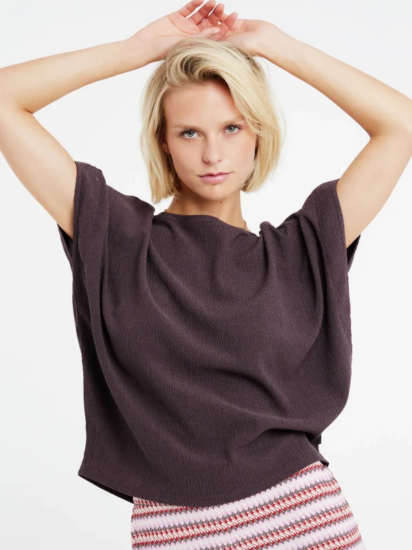 Protest T-shirt “ PRTULA In Raisinbrown 7