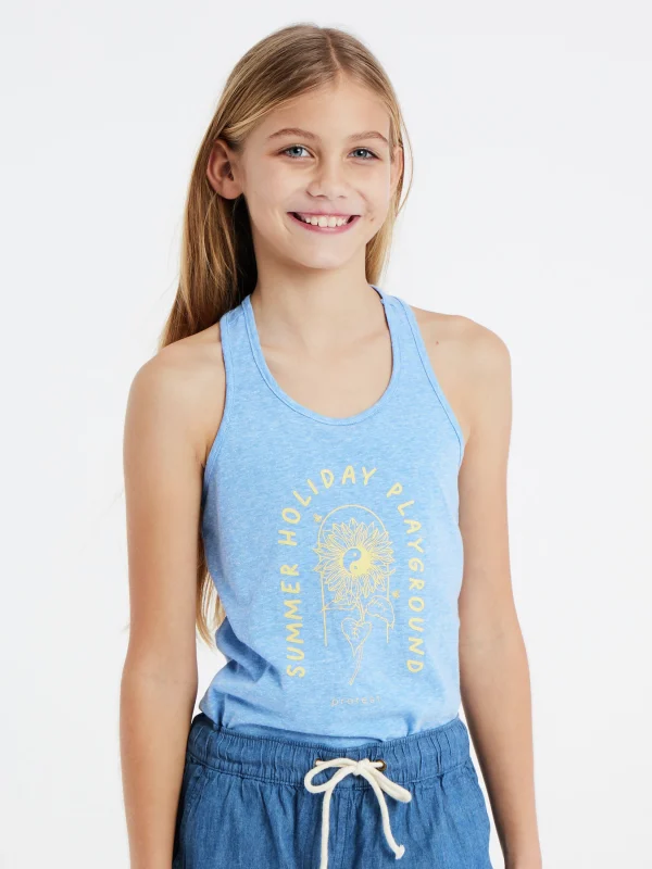 Protest Tanktop “ PRTBAMBOO JR In Havasublue 3