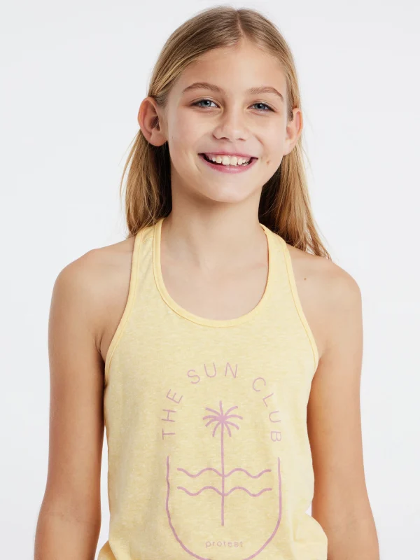 Protest Tanktop “ PRTBAMBOO JR In MarigoldYellow 5