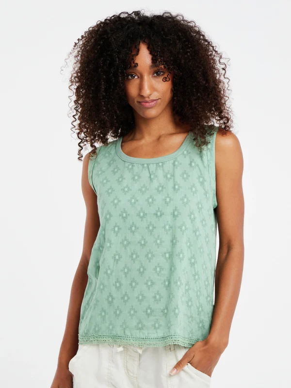 Protest Tanktop “ PRTJONNY In Green Baygreen 3