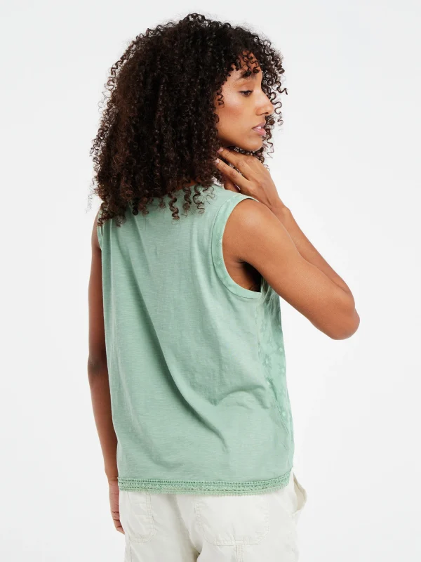 Protest Tanktop “ PRTJONNY In Green Baygreen 5