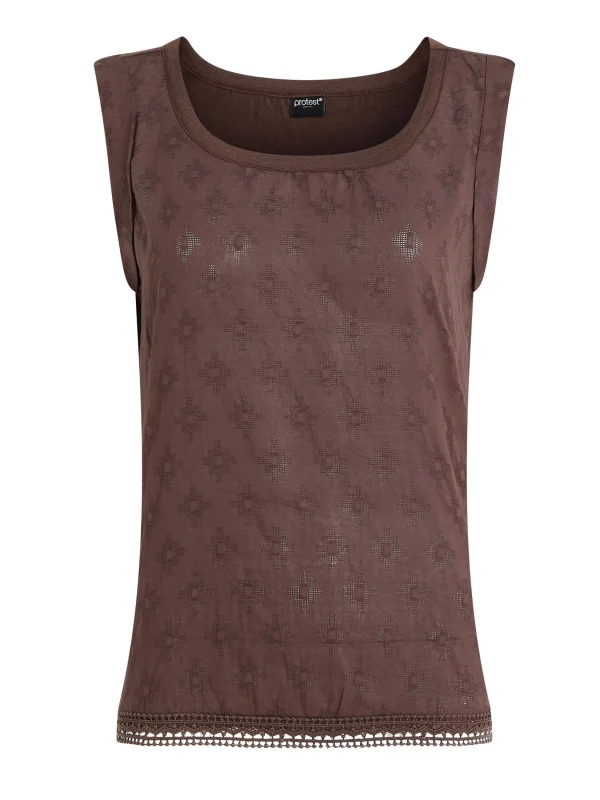 Protest Tanktop “ PRTJONNY In Raisinbrown 1